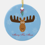 Année de gnou de Head_Merry Kissmoose_Happy d'orig Ornement