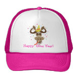 Année de gnou de Head_Partier Gnu_Happy d'orignaux Casquettes De Camionneur