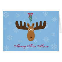 Année de gnou de Moose_Happy de baiser de Head_Mer Cartes