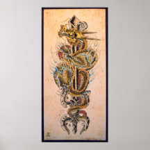 "Année du dragon " Poster