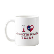 Annetta South, Texas Coffee Mugs