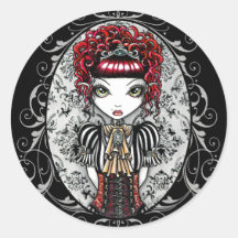 Annie Gothic Victorian Fae Stickers