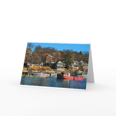 Annisquam Harbour Card by RickDouglas
