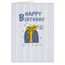 Anniversaire de 3296 fils cartes