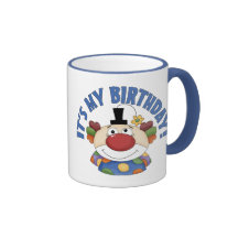 Anniversaire de clown mugs à café