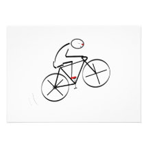 Anniversaire de cycliste invitations