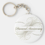 Anniversaire de diamant porte-clé