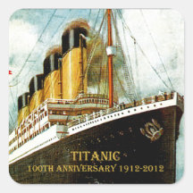 Anniversaire de RMS Titanic 100th Adhésif
