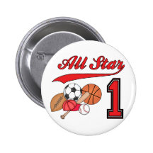 Anniversaire de sports d'All Star ęr Badges