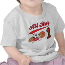 Anniversaire de sports d'All Star ęr T-shirt
