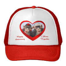 ANNIVERSAIRE HEUREUX ? ? ANNÉES DE TOGRTHER-HAT CASQUETTE
