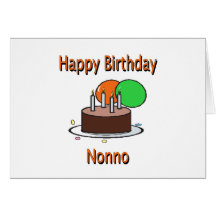 Anniversaire italien Desi de grand-papa de Nonno d Carte De Vœux