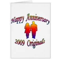 Anniversary 2009 Couple Card