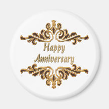 anniversary 2t refrigerator magnet