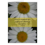 Anniversary--Daisies, Aristotle Quote Greeting Card