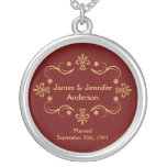 Anniversary Necklace - Vintage Frame Pendant