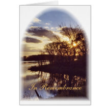 Anniversary of a Death/Window of Don's Slough Greeting Cards