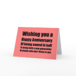 Anniversary of your c-section card