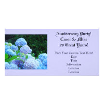 Anniversary Party! Custom Names 20 Great Years Custom Photo Card