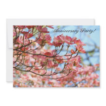 Anniversary Party! Invitations customize Dogwoods
