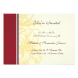 Anniversary Party Royal Floral Invitation