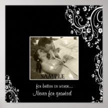 Anniversary photo poster