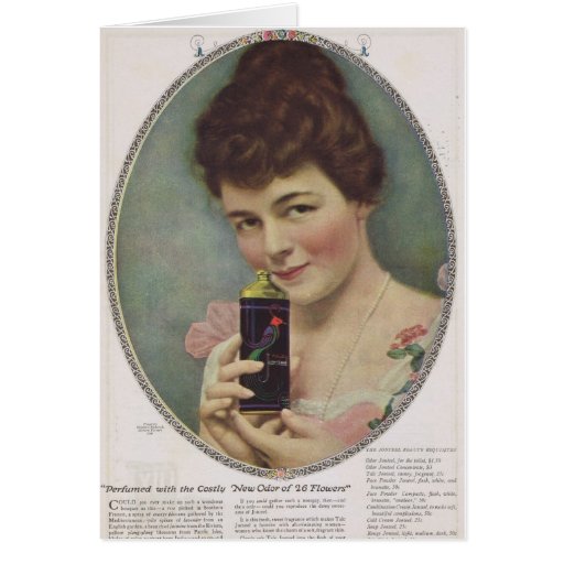 Annonce 1920 de poudre de talc de Helene Chadwick Cartes
