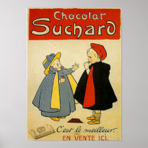 Annonce de cru de Suchard 2 de chocolat Posters