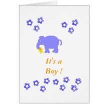 Annonce de naissance de bébé carte de vœux