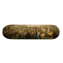 Announcement of Coronation Day by Vasily Timm 1856 Skate Deck