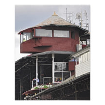 Announcer's Booth at Saratoga Photo Print