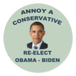Annoy A Conservative Sticker