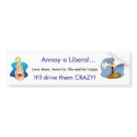 Annoy a Liberal Bumper Sticker bumper stickers