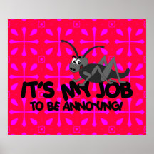Annoying Cricket Poster