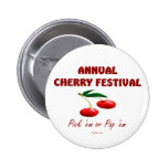 Annual Cherry Festival Buttons