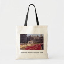 Annual Flower Festival at La Grande Place, Brussel Canvas Bags