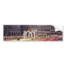 Annual Flower Festival at La Grande Place, Brussel Bumper Sticker