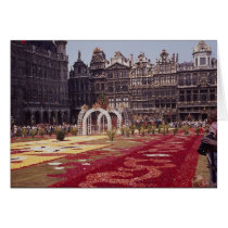 Annual Flower Festival at La Grande Place, Brussel Card