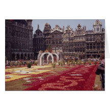 Annual Flower Festival at La Grande Place, Brussel Card