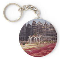 Annual Flower Festival at La Grande Place, Brussel Key Chain