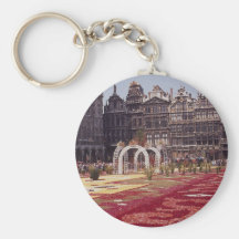 Annual Flower Festival at La Grande Place, Brussel Key Chain