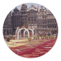 Annual Flower Festival at La Grande Place, Brussel Stickers
