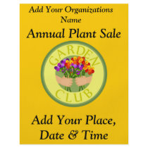 Annual Plant Sale, Flyer