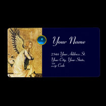 ANNUNCIATION ANGEL,Blue  Sapphire labels
