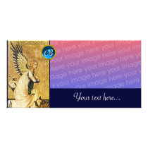 ANNUNCIATION ANGEL MONOGRAM, Blue Sapphire
