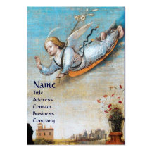 ANNUNCIATION ANGEL MONOGRAM BUSINESS CARDS