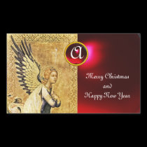 ANNUNCIATION ANGEL MONOGRAM, Red Ruby stickers