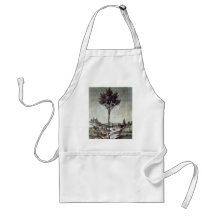 Annunciation  By Botticelli Sandro (Best Quality) Apron