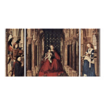 Annunciation By Eyck Jan Van (Best Quality) Personalized Photo Card