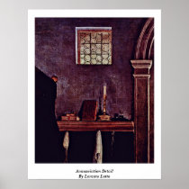 Annunciation Detail By Lorenzo Lotto Posters
